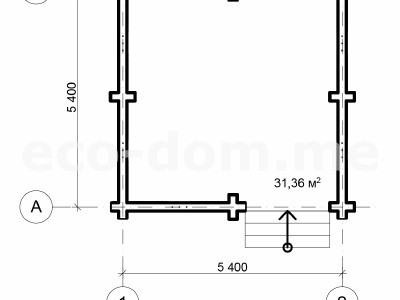 Проект беседки 6х6 №05