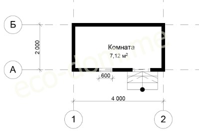 Проект бытовки №6