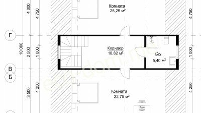 Проект дома из бруса 10х9 № ДБ-68