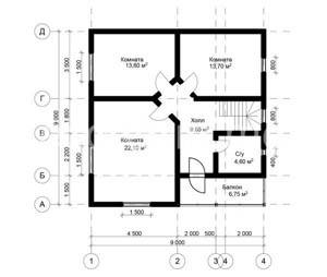 Проект дома № ДБ-97