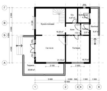 Проект дома № ДБ-115