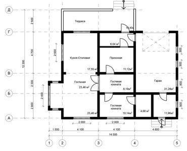 Проект дома № ДБ-116