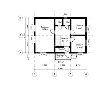 Проект дома № ДБ-79