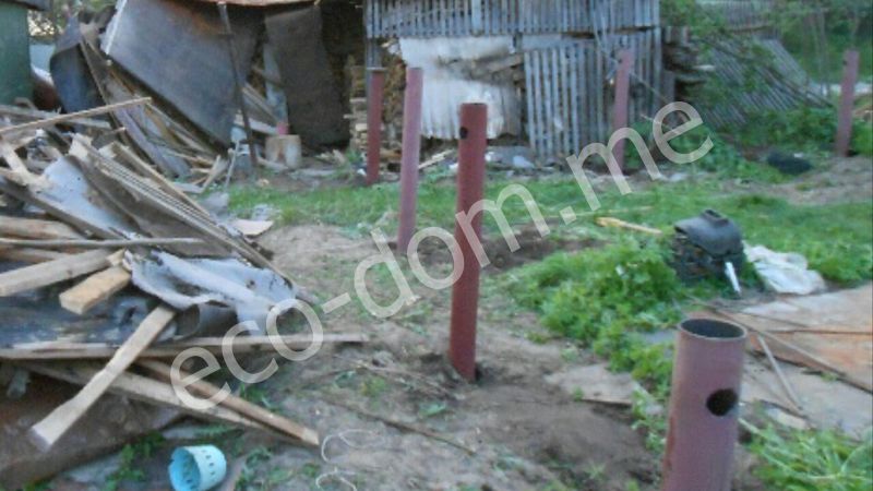 Свайновинтовой фундамент во Фрязино