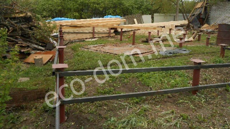 Свайновинтовой фундамент во Фрязино