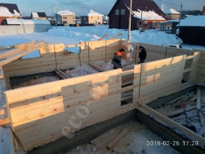 Строительство домов под усадку в Серпухове