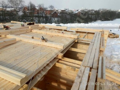 Строительство домов под усадку в Серпухове