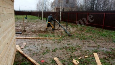 Свайновинтовой фундамент в Жуковском