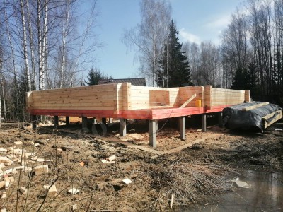 Дом из бруса под ключ в Гатчине