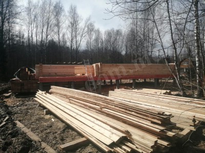 Дом из бруса под ключ в Гатчине