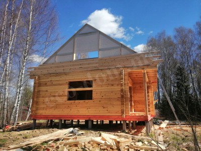Дом из бруса под ключ в Гатчине