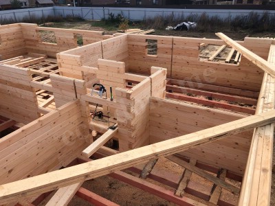 Дом из бревна под ключ в Самаре