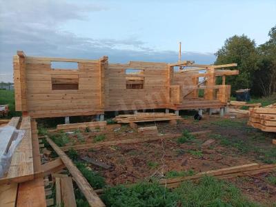 Дом из клееного бруса под ключ в Гатчине