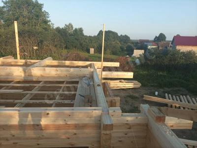 Дом из клееного бруса под ключ в Гатчине