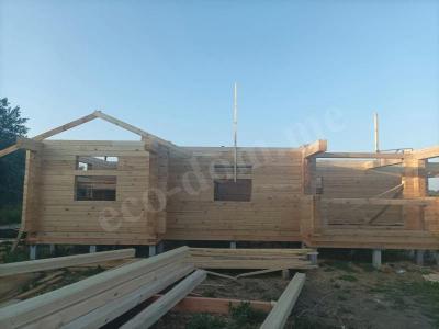 Дом из клееного бруса под ключ в Гатчине