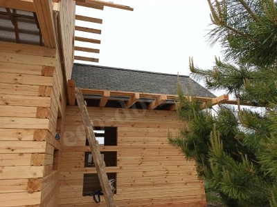 Дом из бруса под ключ в Мурино