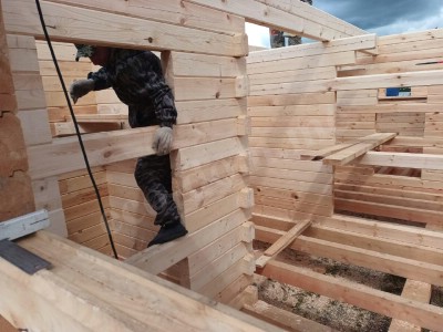 Дом из бруса под ключ в Мурино