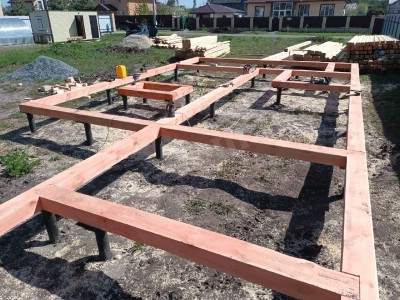 Дом из бруса под ключ в Мурино