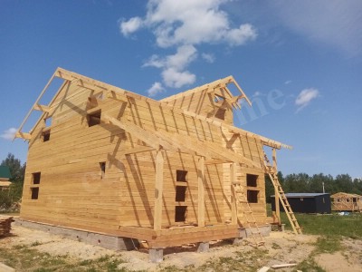 Дом из клееного бруса под ключ в Люберцах