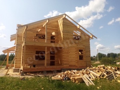 Дом из клееного бруса под ключ в Люберцах