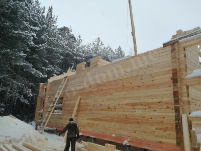 Дом из клееного бруса под в Астрахани
