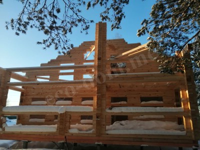 Дом из клееного бруса под в Астрахани