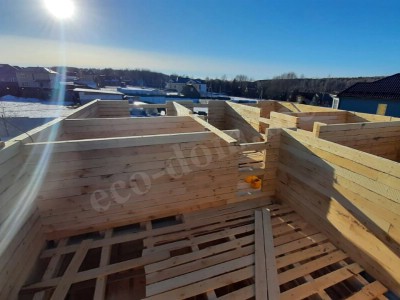 Дом из бруса под ключ в Мурино