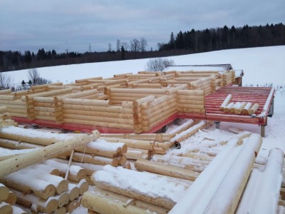 Дом из клееного бруса под ключ в Великом Новгороде