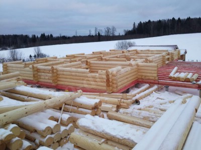 Дом из клееного бруса под ключ в Великом Новгороде