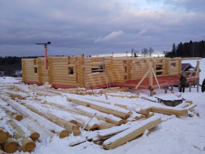Дом из клееного бруса под ключ в Великом Новгороде