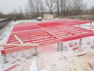 Дом из клееного бруса под ключ в Кисловодске