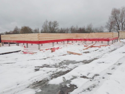 Дом из клееного бруса под ключ в Кисловодске