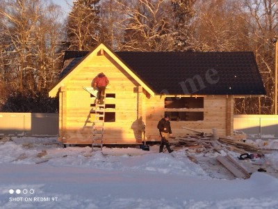 Дом из бревна под ключ в Перми