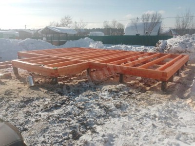 Дом из бревна под ключ в Губкине