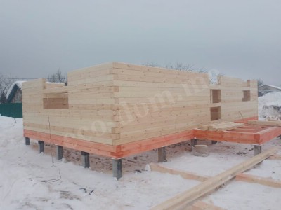 Дом из бревна под ключ в Губкине