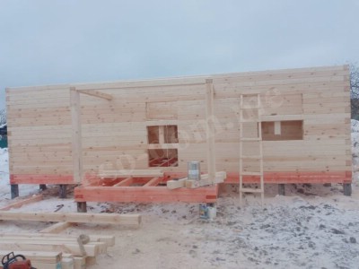 Дом из бревна под ключ в Губкине