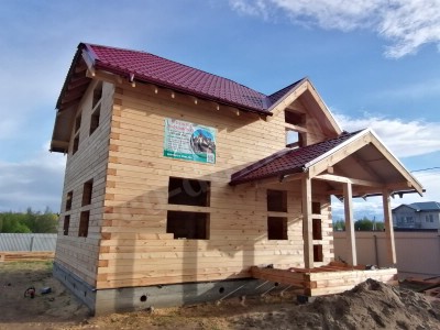Дом из бруса под ключ в Выборге