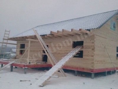 Дом из клееного бруса под ключ в Анапе