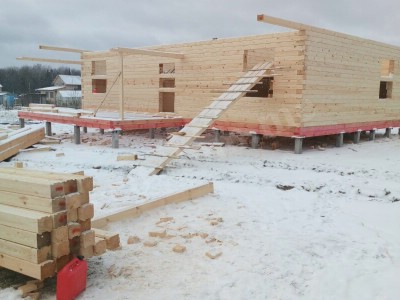 Строительство домов под усадку в Астрахани