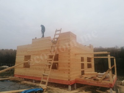 Дом из бревна под ключ в Липецке