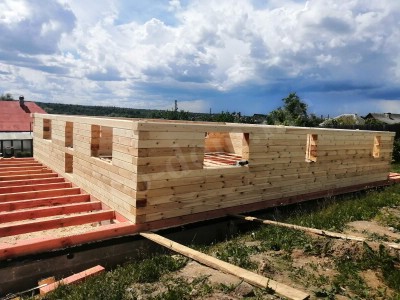 Строительство домов под усадку в Гатчине