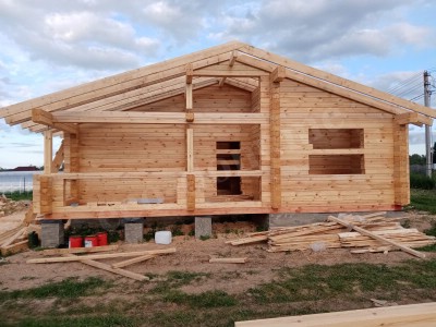 Дом из бруса под ключ в Гатчине