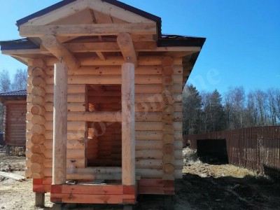 Дом из клееного бруса под ключ в Перми