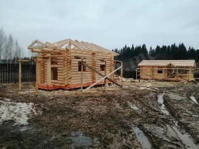 Дом из клееного бруса под ключ в Перми