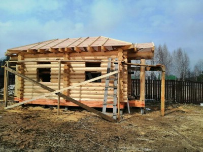 Дом из клееного бруса под ключ в Перми