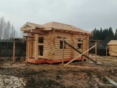 Дом из клееного бруса под ключ в Перми