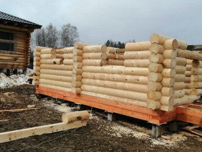 Дом из клееного бруса под ключ в Санкт-Петербурге