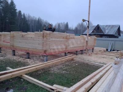 Дом из клееного бруса под ключ в Донецке