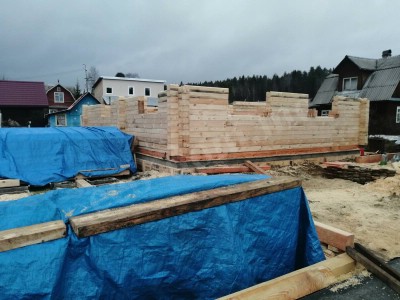 Дом из бревна под ключ в Кирово-Чепецке