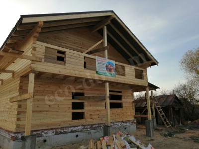 Строительство домов под усадку в Ликино-Дулево